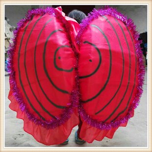 社火工艺蚌壳精道具河蚌精蛤痢儿童蚌壳舞蚌舞舞台贝壳道具灯花蚌