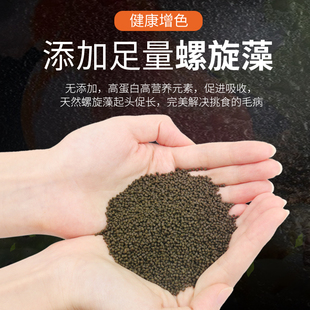 兰寿饲料金鱼专用鱼食小颗粒泰狮高蛋白上浮下沉型鱼粮沉底鱼饲料