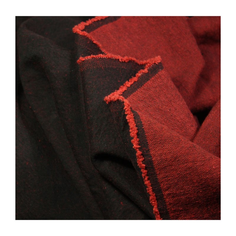 瓦娜家高品质秋冬加厚面料粗支酵素洗水斜纹色织纯棉风衣裤子布料