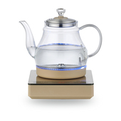 自动底部上水壶电热水壶泡茶具茶桌抽水玻璃小型单炉快煮壶煮茶器