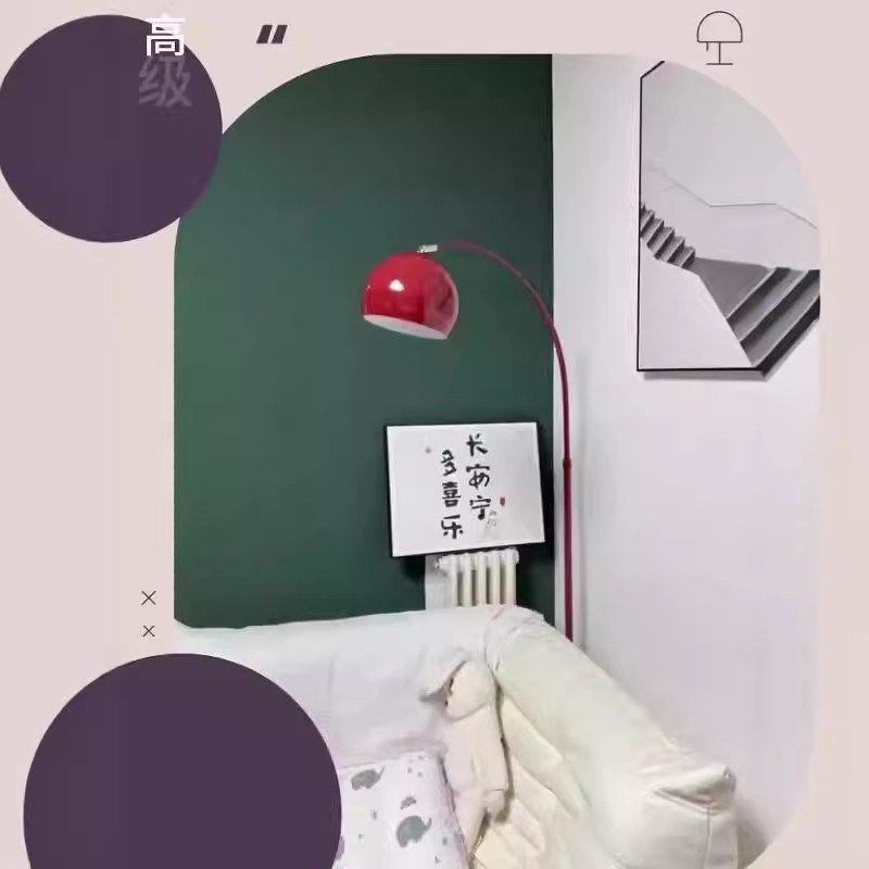 全光谱钓鱼灯轻奢高级感客厅网红台灯卧室氛围灯沙发边红色落地灯