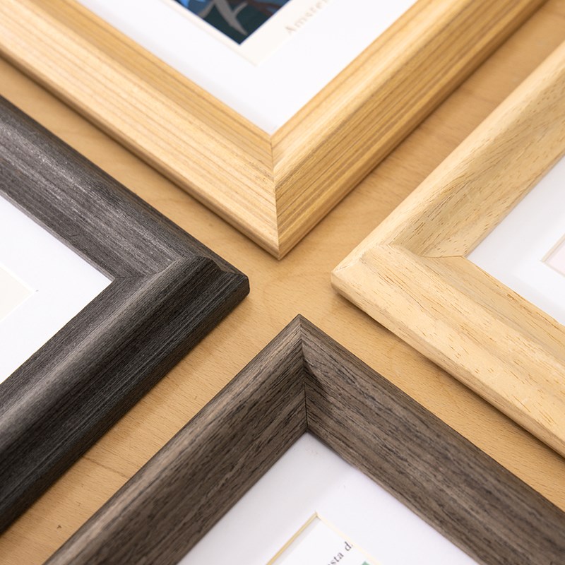 洗照做成相框摆台6 7 8 10寸复古实木画框装裱挂墙定制任意尺寸