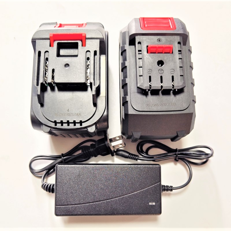 威猛48VF链条电锯扳手鼓风机吹风机水枪洗车机搅拌机锂电池充电器