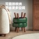 小凳子家用矮凳板凳客厅沙发实木椅子门口换鞋 凳轻奢高级感儿童凳