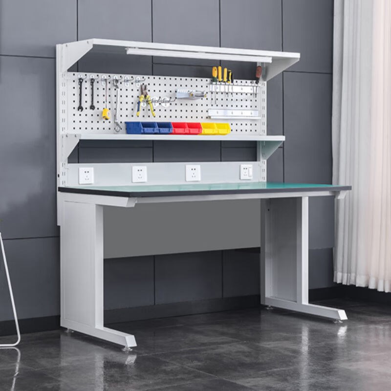 胤运工作台车间流水线维修台工厂装配检验桌子实验室操作台带灯12