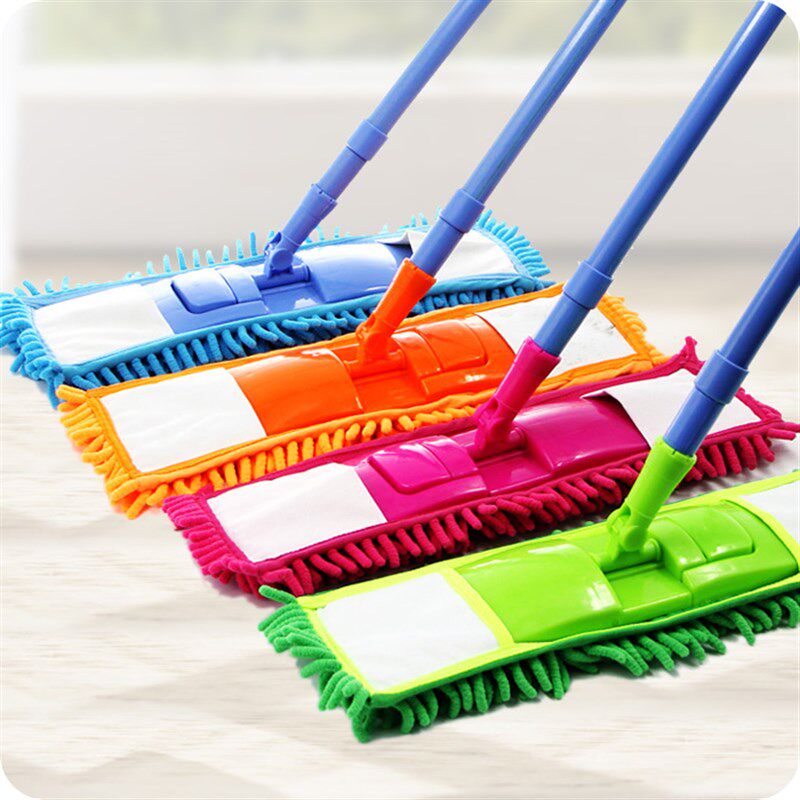 雪尼尔平板拖把创意简约家用清洁平拖木地板拖把擦玻璃洗车拖把