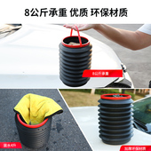 车载垃圾桶汽车内用可折叠伸缩雨伞桶车上挂式 创意置物收纳用品