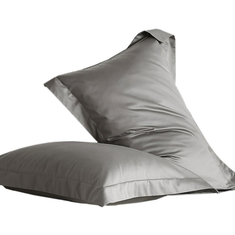 50x80纯棉枕套100全棉灰色一对枕头套亚42x70朵中号40x60枕套一只