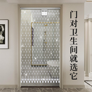 珠帘天然水晶隔断帘客厅家用卧室过道卫生间遮挡葫芦门帘子免打孔