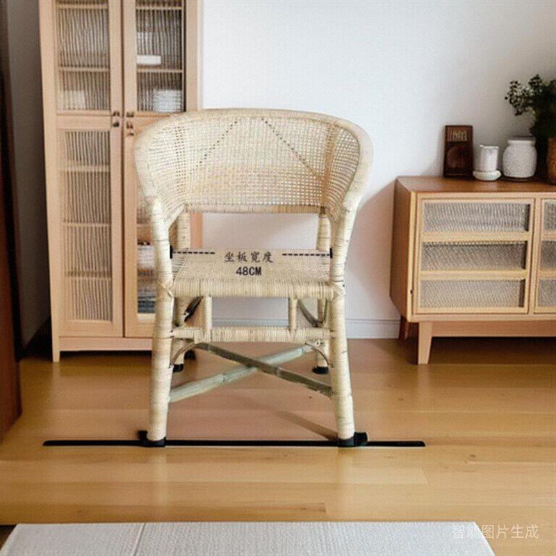 加大款定制圈椅阳台老人椅结实坚固藤椅手工编织扶手椅藤编,住宅家具,阳台椅,淘宝优惠券,粉丝福利购,淘宝优惠卷