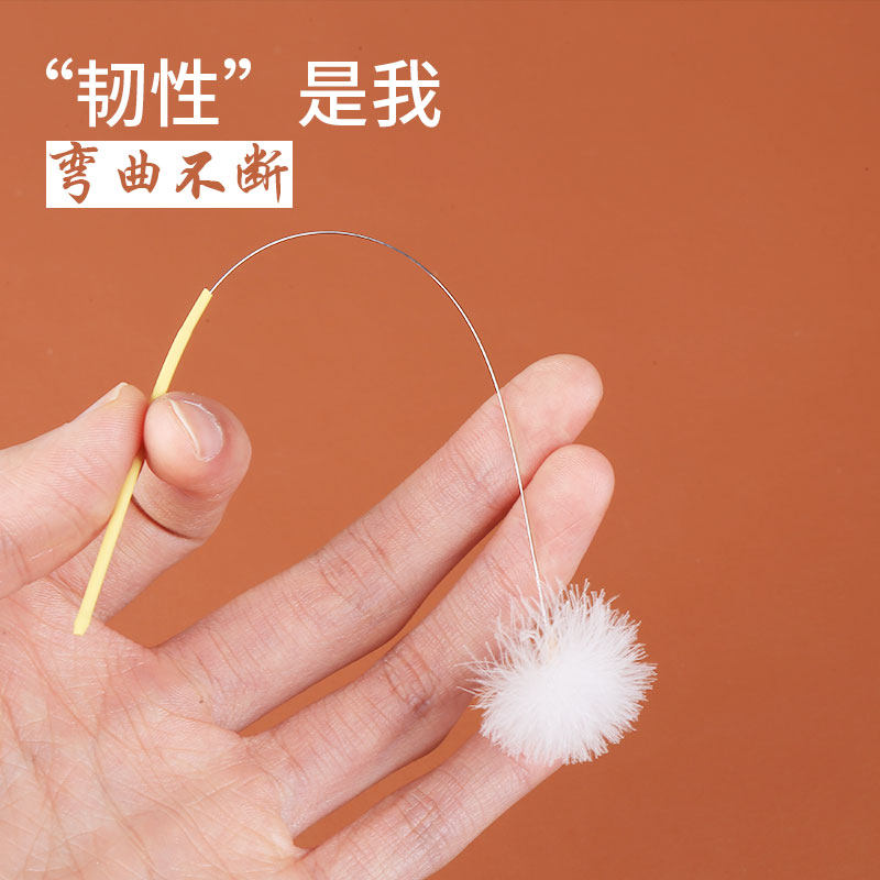 扬州专业银针鹅毛棒套管鸡毛采耳工具掏挖耳勺打耳朵清洁转耳毛棒