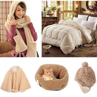 加厚羊羔绒秋冬里布素色仿羊羔毛服装鞋帽里子面料人造绒布手工呢