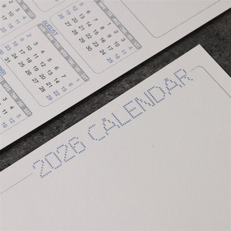 2026年日历空白水彩纸DIY手绘日历年历月历宝虹纯棉手绘儿童绘画