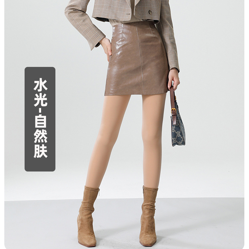 光腿神器打底裤女秋冬外穿自然裸感肉色加绒加厚羊绒裤肤色连裤袜