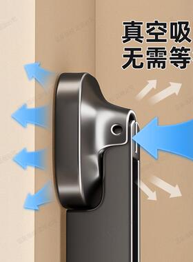 吸盘折叠晾衣架孔免打阳台晾衣器LTENG\/杆室内晾神壁挂式衣伸缩