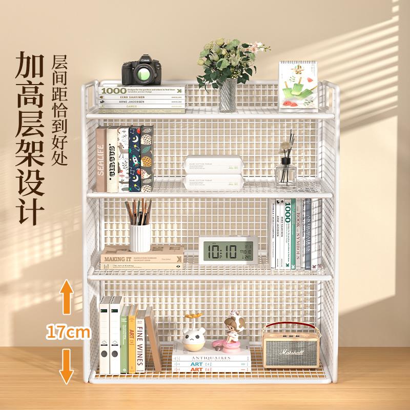 面索白桌置物架房台面调料架客卧室零食储物收厨纳架办公桌茶杯厅