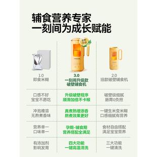 一刻间破壁家婴儿辅食料理机小型机浆迷你豆机烹YKJ-013饪机宝宝