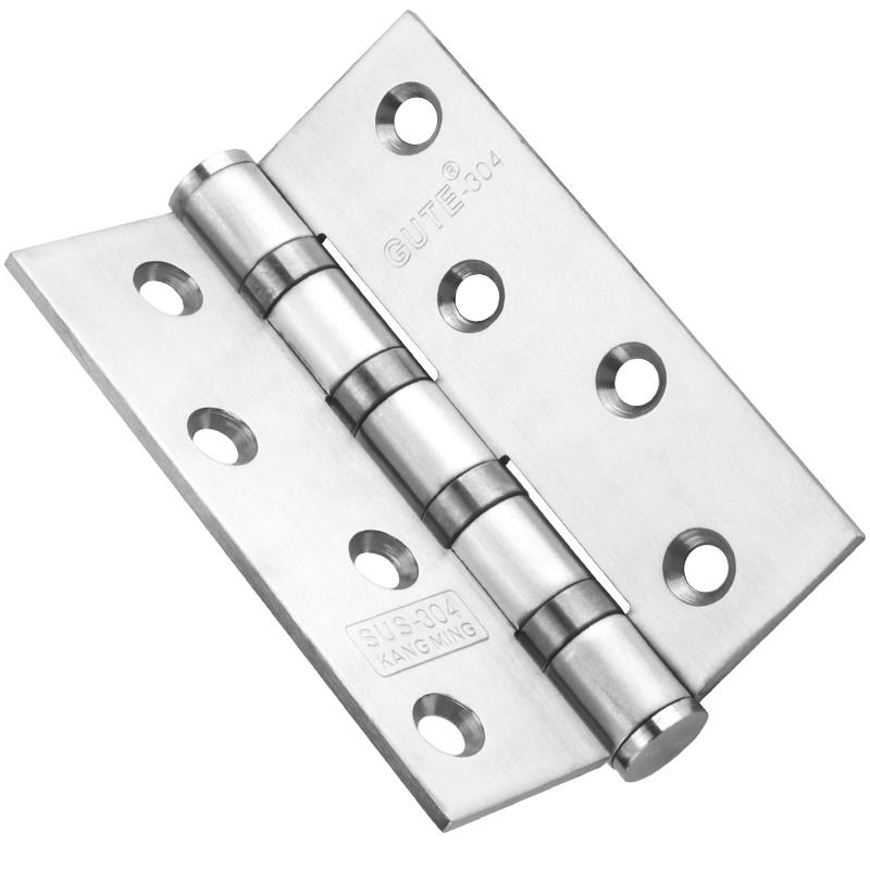 固特房门合页 0固特34不锈钢4寸加滚珠轴承合叶静音活页木实门厚