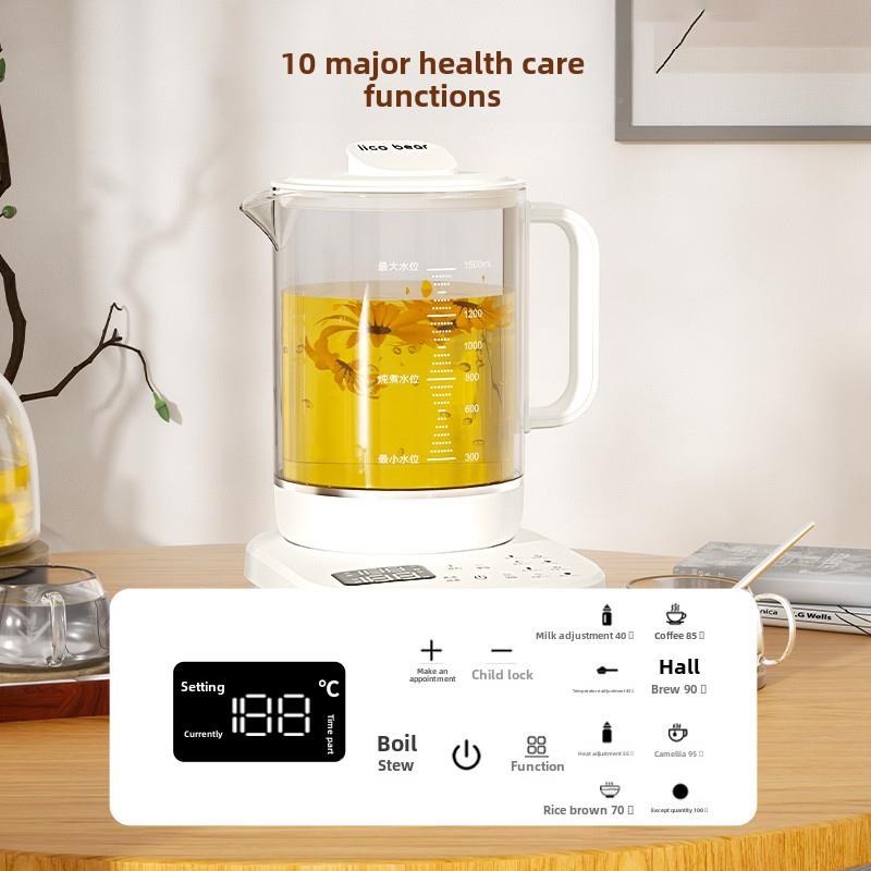 型亿可熊养生壶家用多功能烧水煮办茶器泡78013茶0煮茶壶公室小22