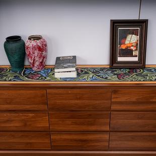 里莫斯法式田轻奢高级桌旗派对园氛围布20240514艺餐色桌台布纯长