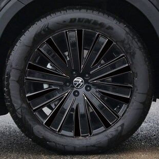 饰黑色防水贴膜 轮毂贴纸钢圈专用车贴划痕遮盖装 23款 大众揽巡改装