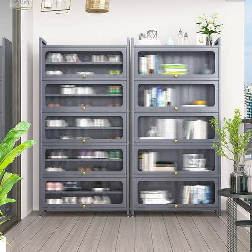 钢制家用柜鞋门口NBS落多地层收纳铁入户玄关大容量隔板防艺尘鞋