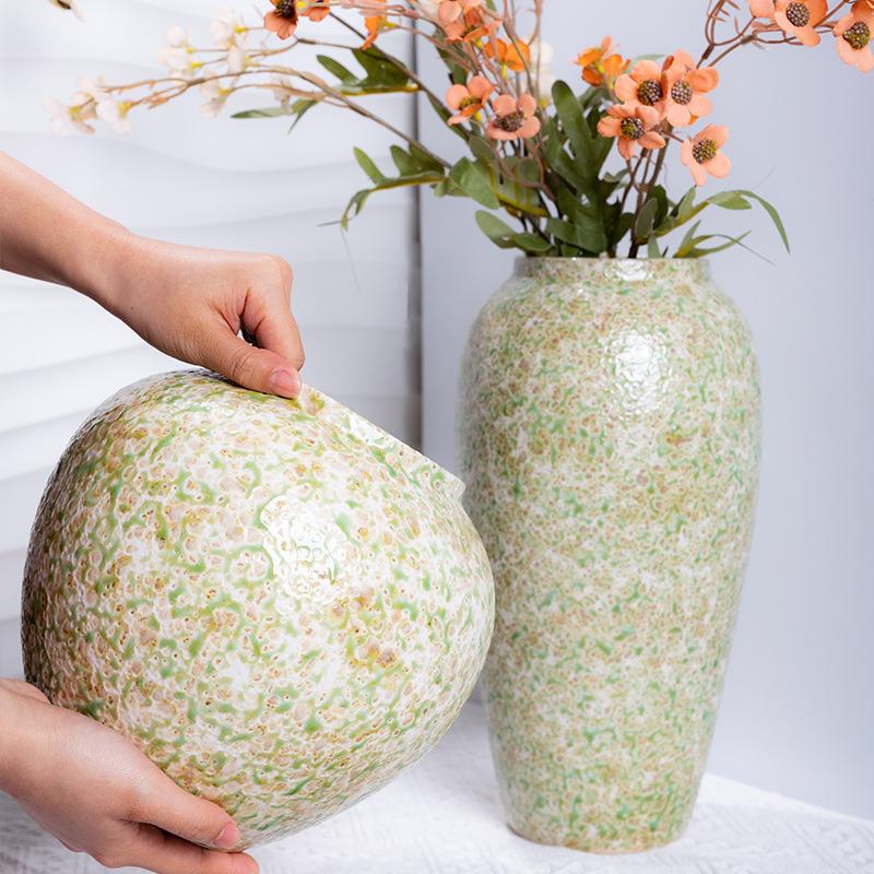 宋美学c-002花式新款大口径陶瓷花瓶水培花瓶北欧风用柜瓶子摆件