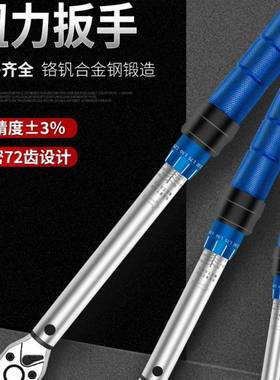 预扭置式扭力扳手CWE大度刻式防滑柄矩可调高精度汽车维修飞组套