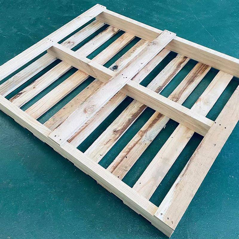 面厂家实木盘两进叉仓储防潮木托盘托叉车木卡板实NDP木托盘仓储