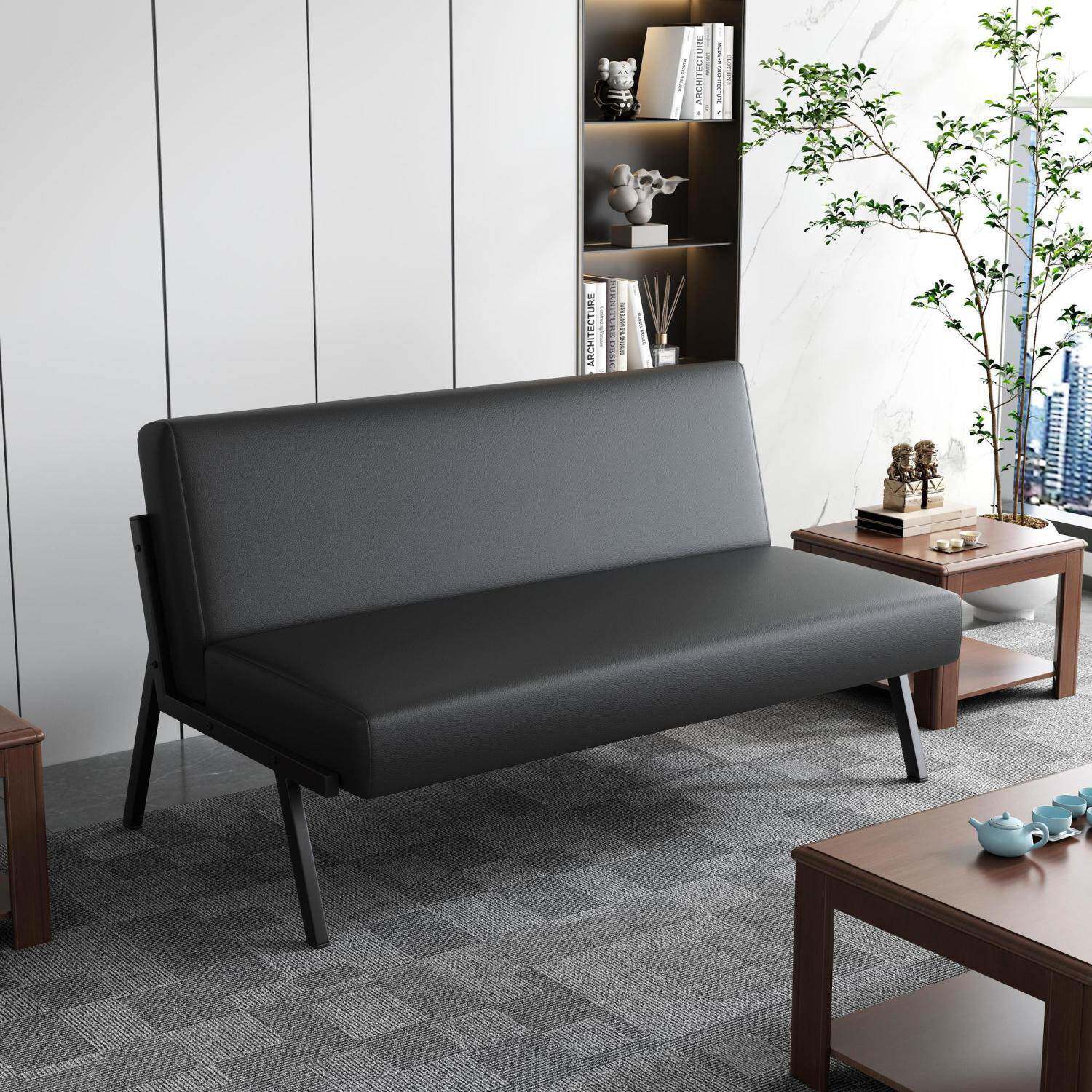 新款单人双人沙发酒吧接待室轻奢小户型客厅简易高级服装店沙发