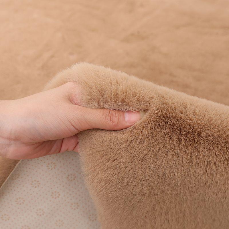 加厚仿兔毛绒地毯满厅铺网红阳台垫飘窗卧边室床毯客月挺家纺沙发