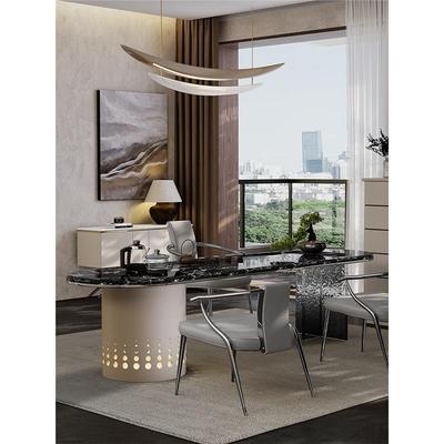 轻奢极简天然石PJD茶家用现代简约茶高室级感别墅高台端大理石奢