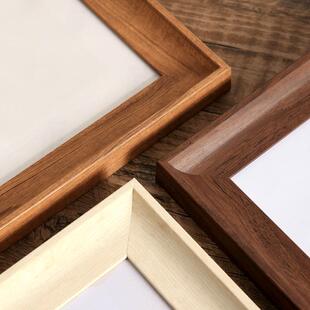 71TX国画装裱画框挂墙书法字画相框正方形剪纸十字绣外边框架自装