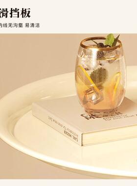 铁床头小茶发几轻奢高级感创意奶油风家用卧NMT室沙边几置柜物艺