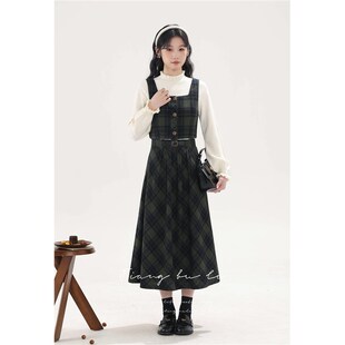 江不离【月光诗集】法式高级感套装女2024秋冬甜美气质裙子三件套