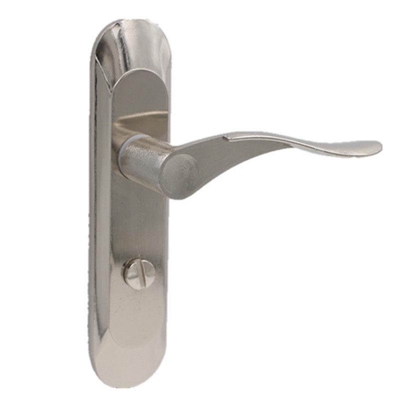 铝合金卫生间门锁无钥匙室内卧室洗手间门把手浴室厕所通用型手柄