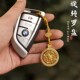 古法金招财元 宝旋转罗盘手机链挂件绳国风高档钥匙扣挂饰吊坠礼物