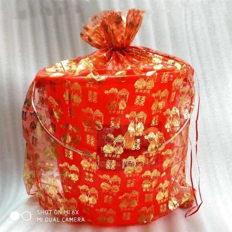 聚宝盆盖布结婚喜糖袋婚庆纱袋卡通百年好合网纱袋脸盆网纱袋水桶,节庆用品/礼品,糖盒/糖盒配件,淘宝优惠券,粉丝福利购,淘宝优惠卷