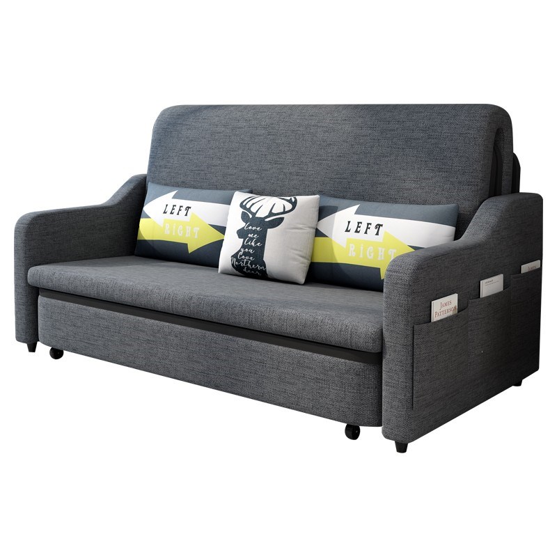 双人沙发床可折叠两用小户型客厅多功能收缩沙发1.5米单人梳化床