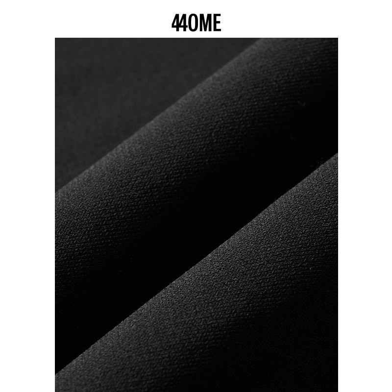 440ME 优雅修身内搭外穿吊带黑色连衣裙长款