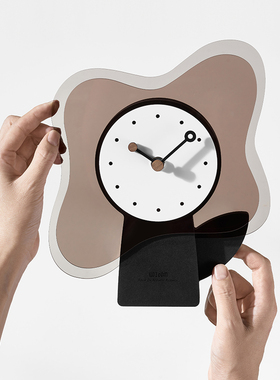 EMITDOOG创意送礼桌面摆件台式座钟2023新款高档礼物卧室装饰品