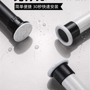 免打孔窗帘杆穿杆式打孔式罗马杆加厚钢32杆伸缩杆浴帘杆撑杆挂衣