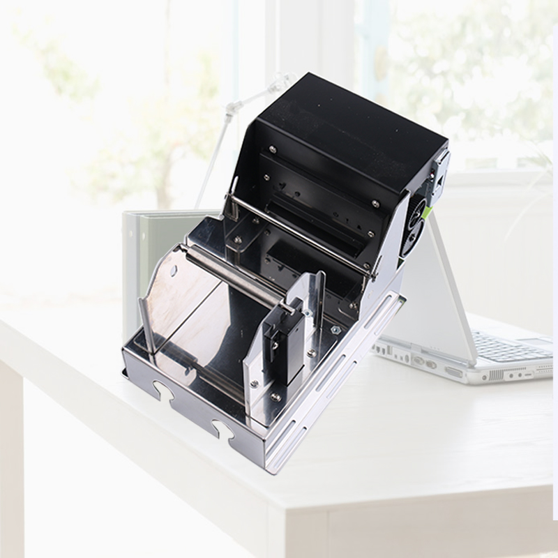 带自动切刀全切纸自动进纸嵌入式热敏打印机静音防震ATM机大设备