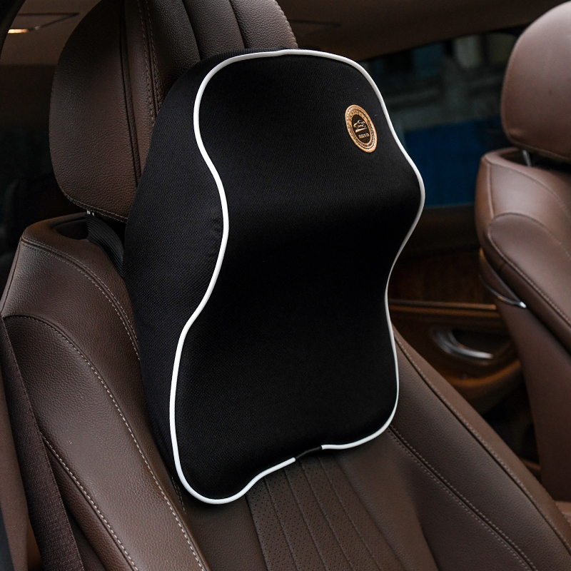 汽车头枕车用靠枕车内座椅记忆棉腰靠垫车载脖枕套装车枕头护颈枕