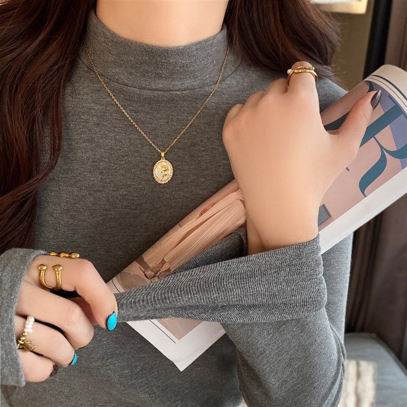 半高领德绒打底衫女秋冬2024年新款加绒加厚保暖长袖T恤内搭上衣,女装/女士精品,T恤,淘宝优惠券,粉丝福利购,淘宝优惠卷