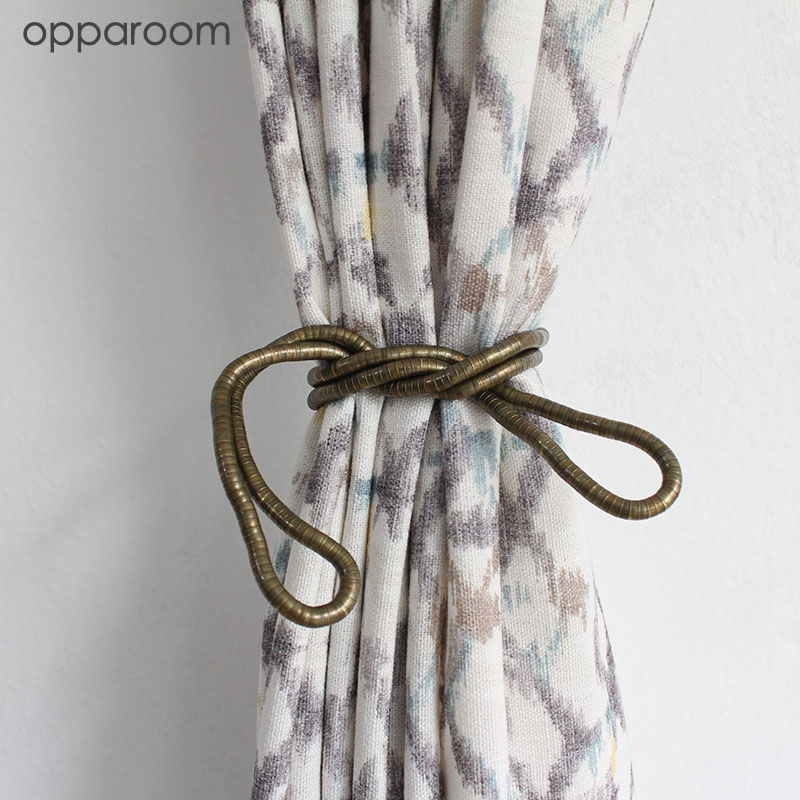 百变扭扭头窗帘扣 新款窗帘辅料绑带绑绳客厅卧室随意任意蛇形扣