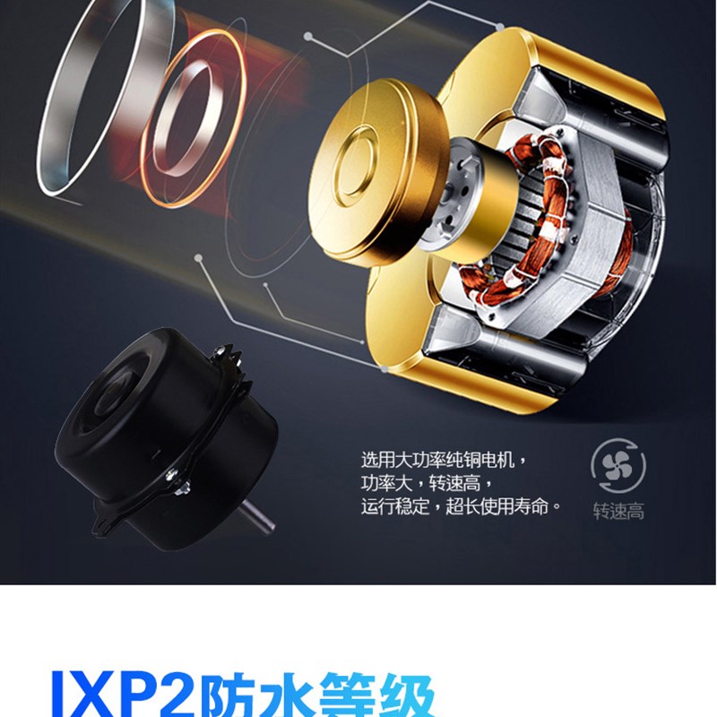 家用管道4 6 8寸强力通风厨房油烟非静音抽风机卫生间换气排气扇