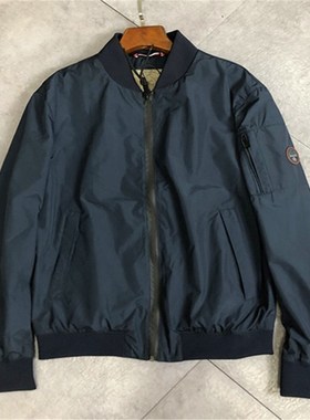 户外牛货!239欧!源自意大利!男士春秋季时尚立领夹克外套4679