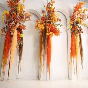 婚庆道具彩色绳子毛线棉绳婚礼堂舞台背景装饰橱窗布置装饰道具