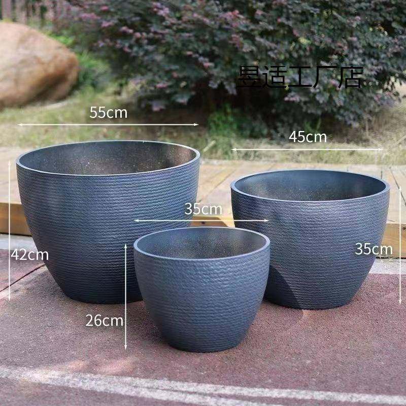 漆扇缸花盆款工具染缸缸遗漆漂漆塑料扇盆水缸非颜料水缸无孔花盆
